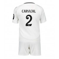 Real Madrid Daniel Carvajal #2 Replika babykläder Hemmaställ Barn 2024-25 Kortärmad (+ korta byxor)